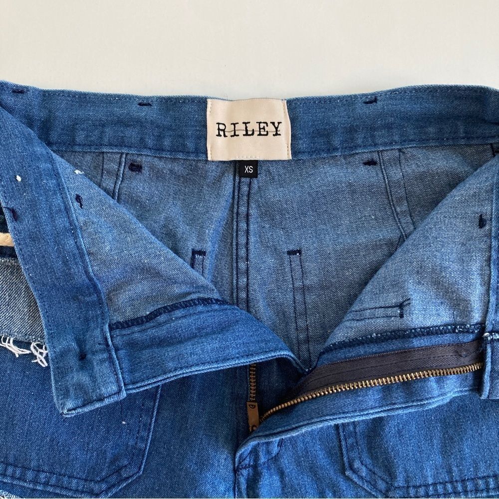 Riley 1880 Patchwork Cut-Off Shorts - image 7